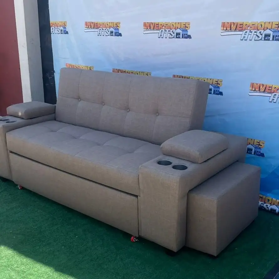 ️ Sofá Cama Premium 3 plazas ( 4 cuerpos )