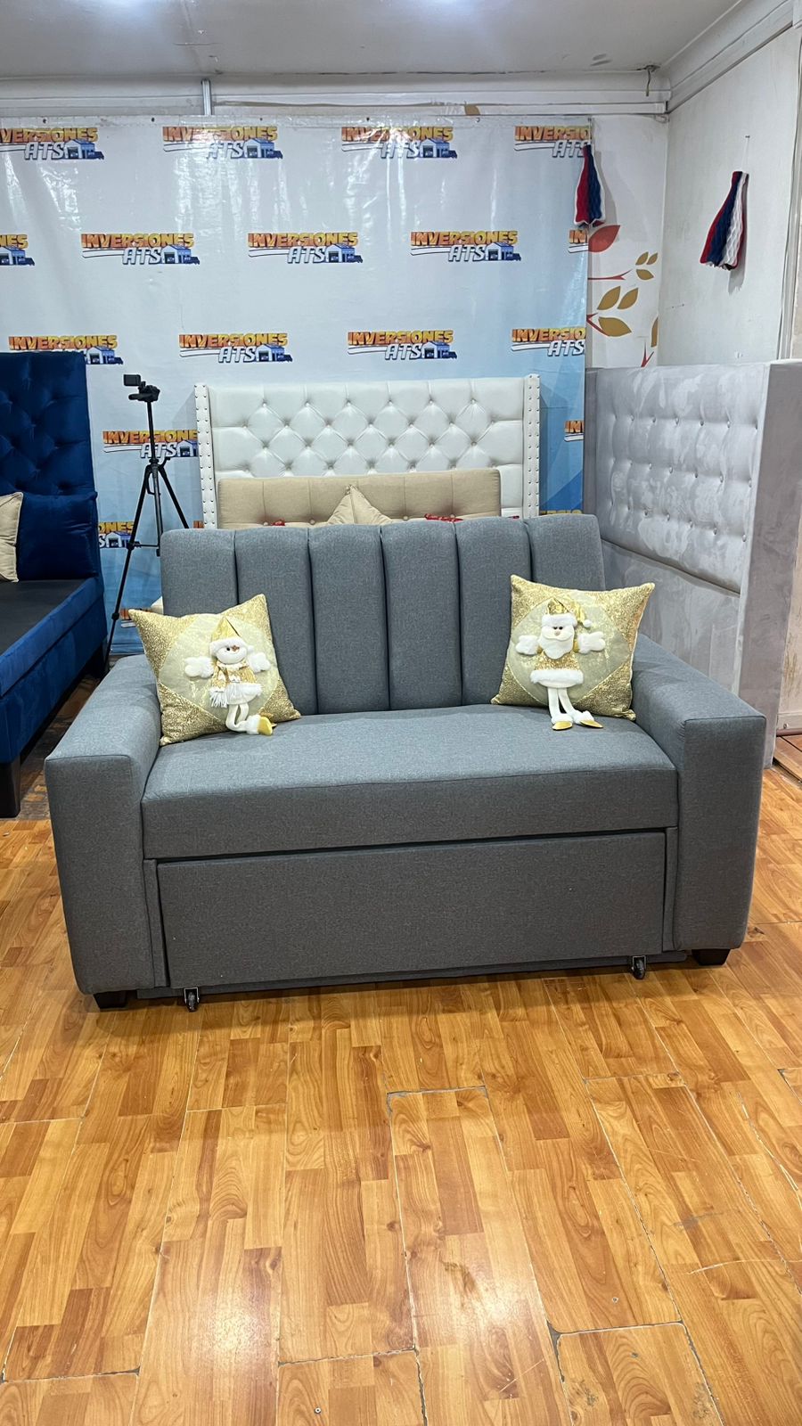 SOFA CAMA CLASICO 2 CUERPOS ( PLAZA Y MEDIA )